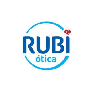 identidade visual logo Rubi Ótica