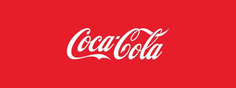 A paleta de cores na Identidade Visual: Logotipo da Coca-Cola