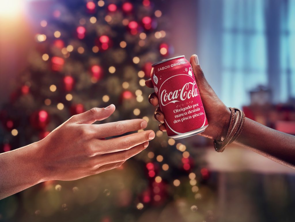 Propaganda da Coca-Cola em épocas festivas como o Natal